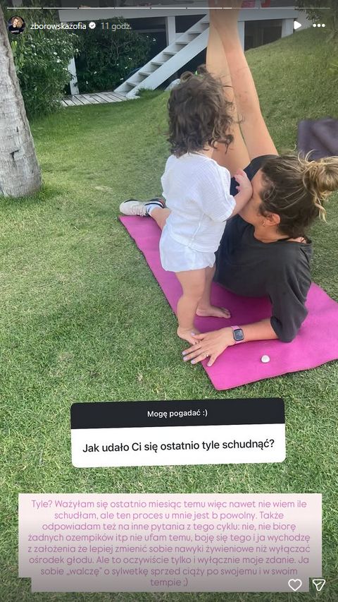 Zofia Zborowska o schudnięciu