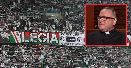 Zakonnica wybrała się na mecz Legii. Ksiądz zdradził, jak potraktowali ją kibice
