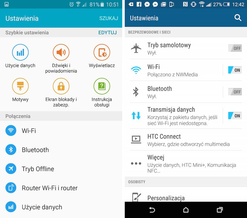 Galaxy S6 czy HTC One M9 - który ma ładniejszy interfejs? [ankieta] 13