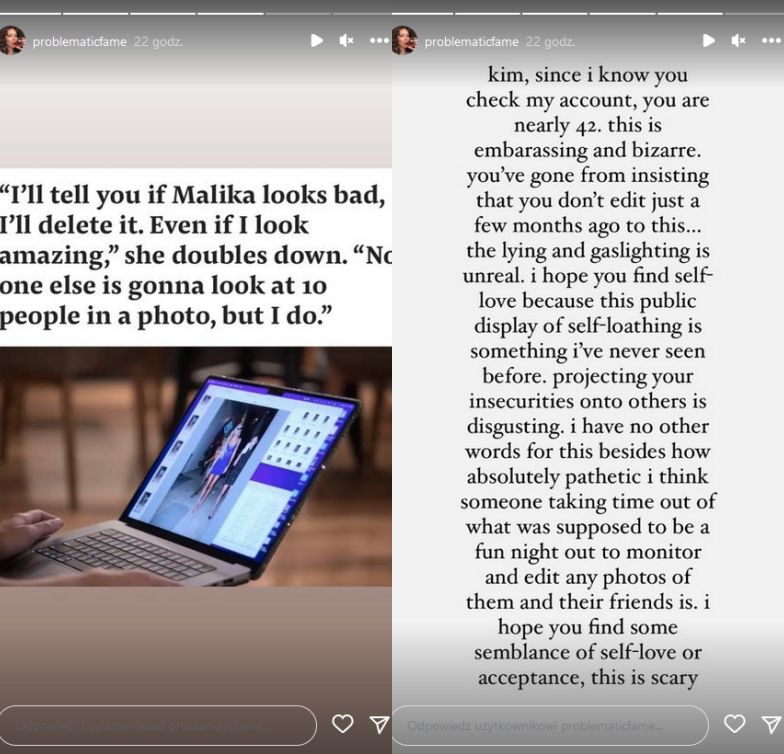 Kim Kardashian edytuje zdjęcia paparazzi