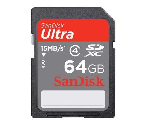 SanDisk SDXC 64 GB. Karta pamięci na filmy 1080p