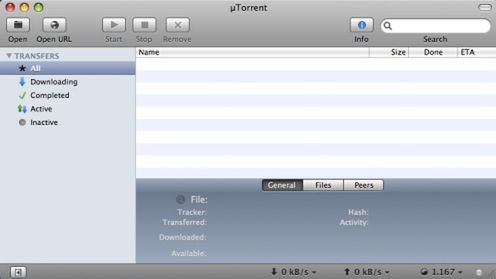 uTorrent dla Mac OS X już jest!