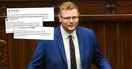 Lawina komentarzy w sieci po uchyleniu immunitetu. "Polecam złotą myśl"