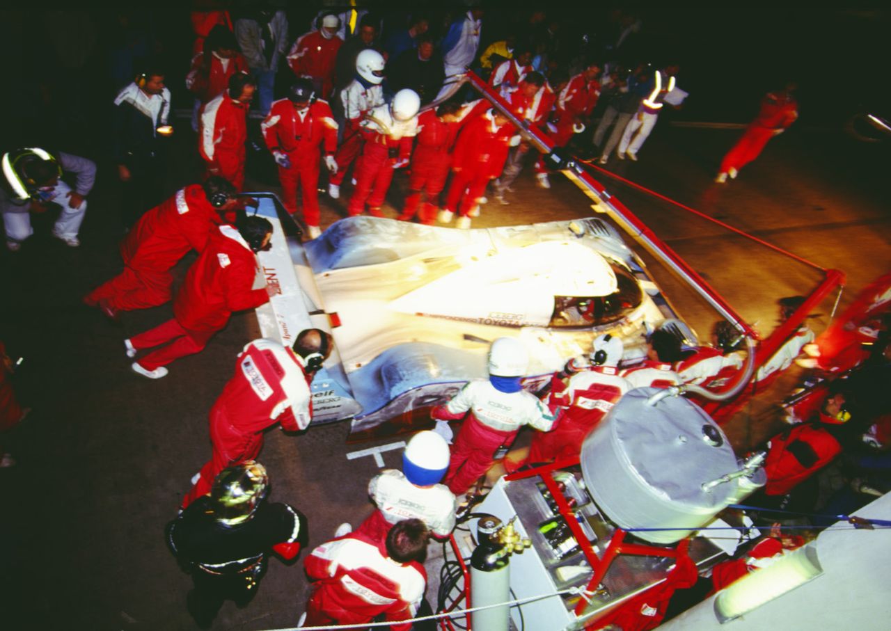 Tankowanie podczas Le Mans 1992