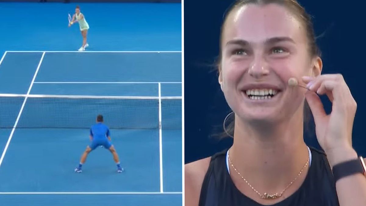 Aryna Sabalenka rozbroiła publiczność w Australii