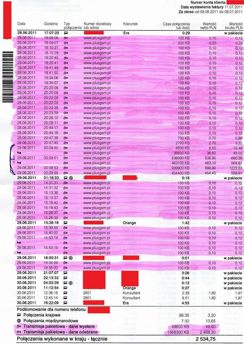 2,5 GB danych w ciągu 5 sekund? Plus twierdzi, że to możliwe. I każe płacić 2
