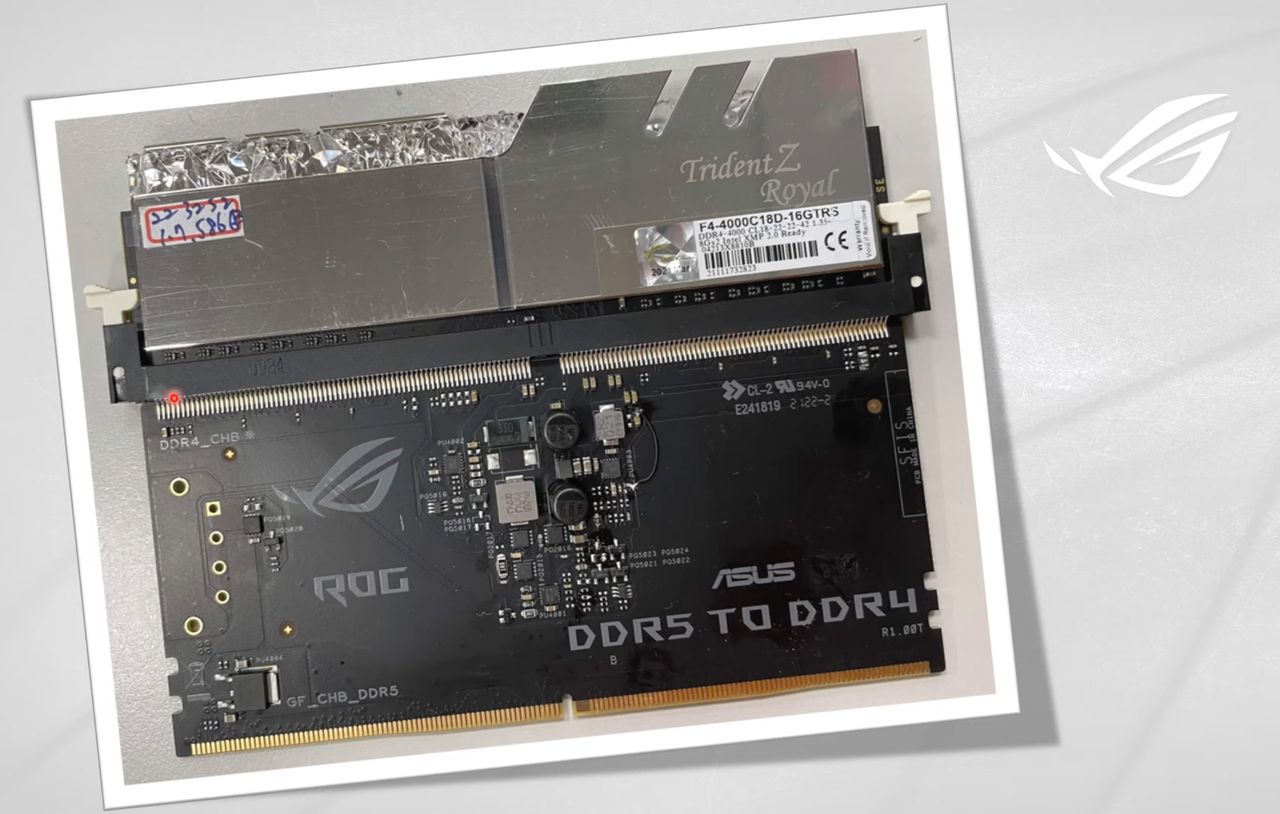 Adapter DDR5-DDR4