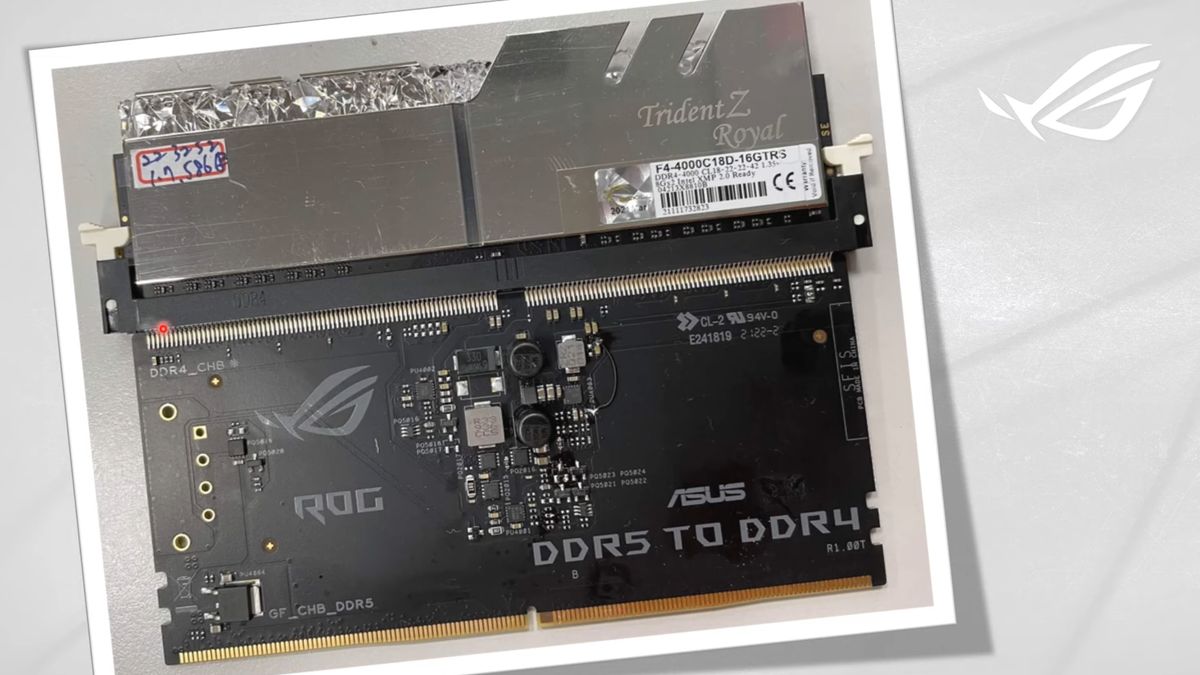 Adapter DDR5-DDR4