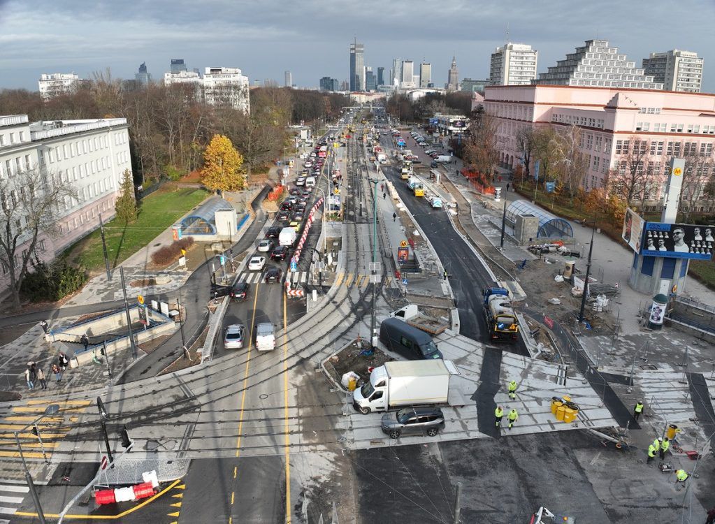 Warszawa: Remont torowiska na Rakowickiej