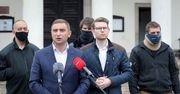 Strajk Kobiet. Robert Bąkiewicz zabiera głos przed marszem "Na Warszawę"