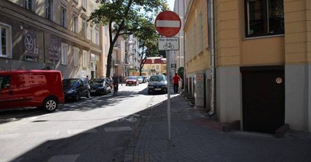 Lublin na rowerze. Ulice śródmieścia z kontraruchem