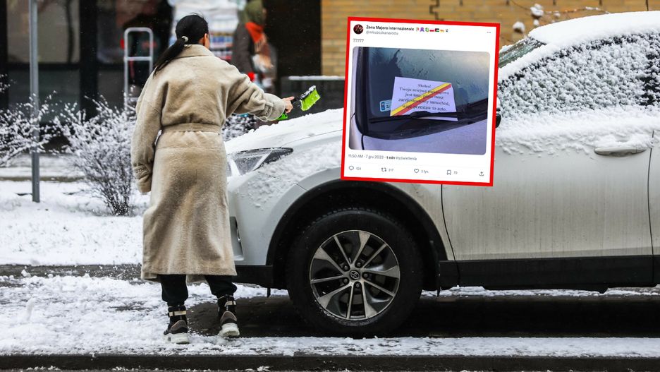 Kartka umieszczona za wycieraczką wciąż budzi emocje