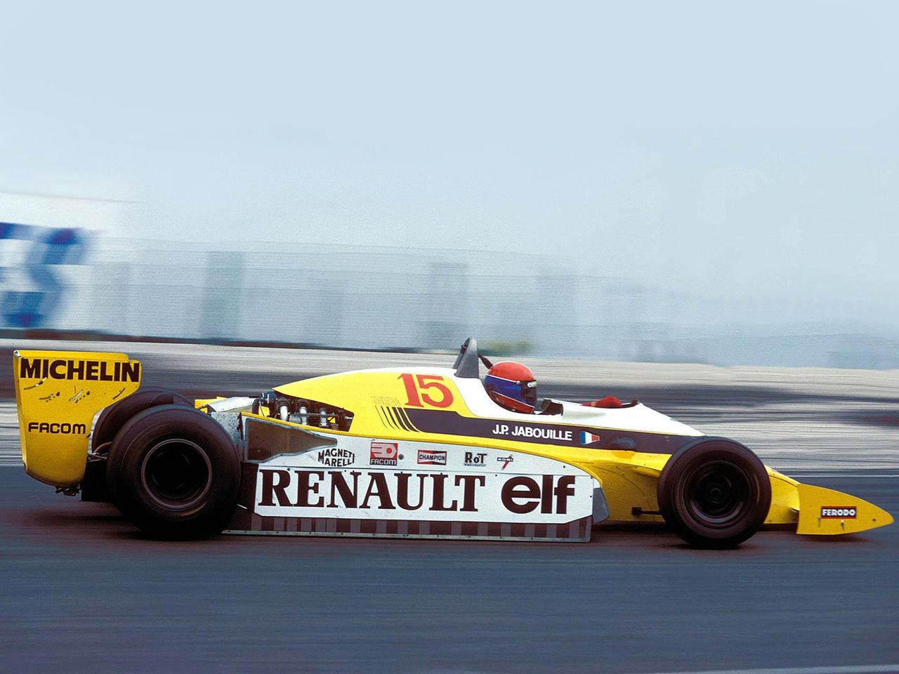 Renault RS 11 - pierwszy bolid z turbodoładowaniem, który wygrał Grand Prix