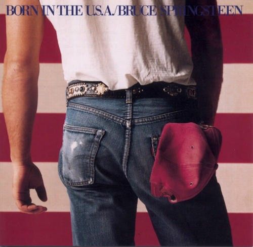 5 Bruce Springsteen: Born in the U.S.A. (1984). Muzyk zatrudnił do zrobienia okładkowego zdjęcia Annie Leibovitz. Komentarz rockmana mówi wszystko na temat fotografii: "Zrobiliśmy dużo różnych zdjęć i okazało się, że moja dupa wygląda lepiej niż moja twarz".