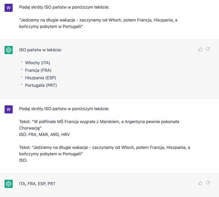 Pierwsza zasada wydawania podpowiedzi w rozmowach z ChatGPT. 