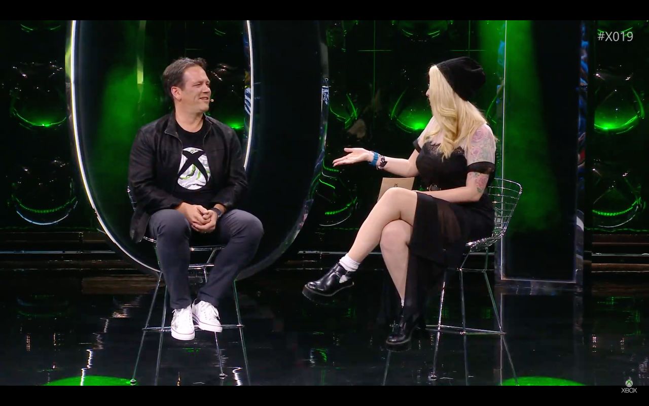 Phil Spencer, szef marki Xbox, na X019, fot. YouTube