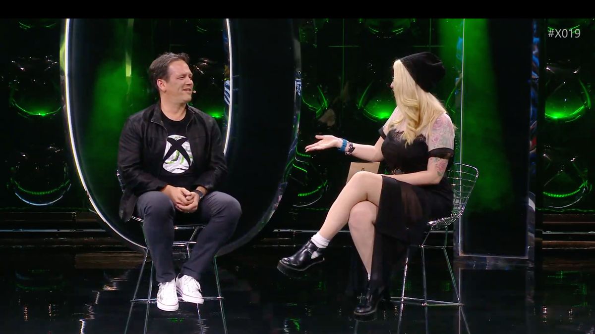 Phil Spencer, szef marki Xbox, na X019, fot. YouTube