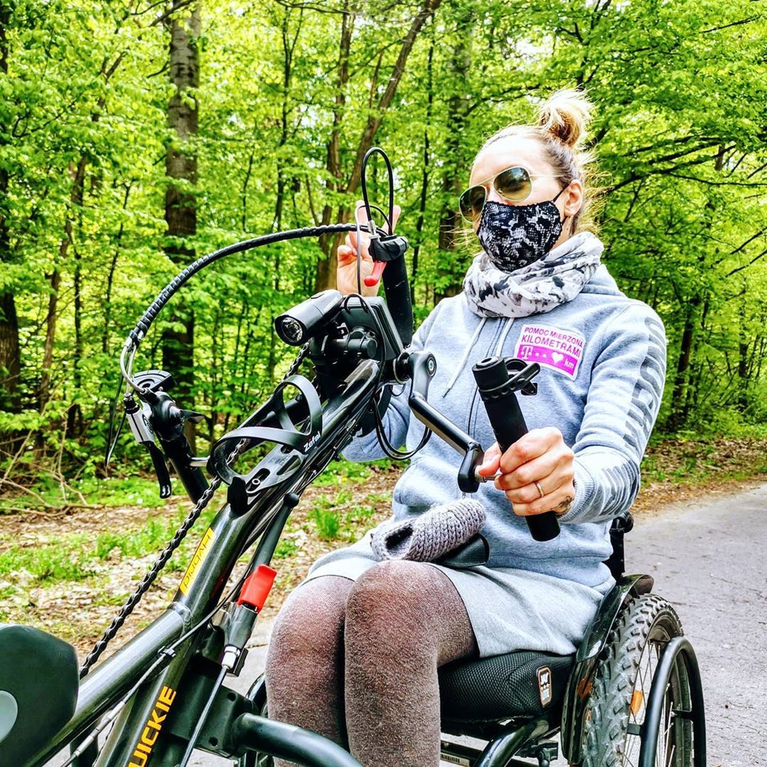 Monika Kuszyńska od prawie 15 lat porusza się na wózku