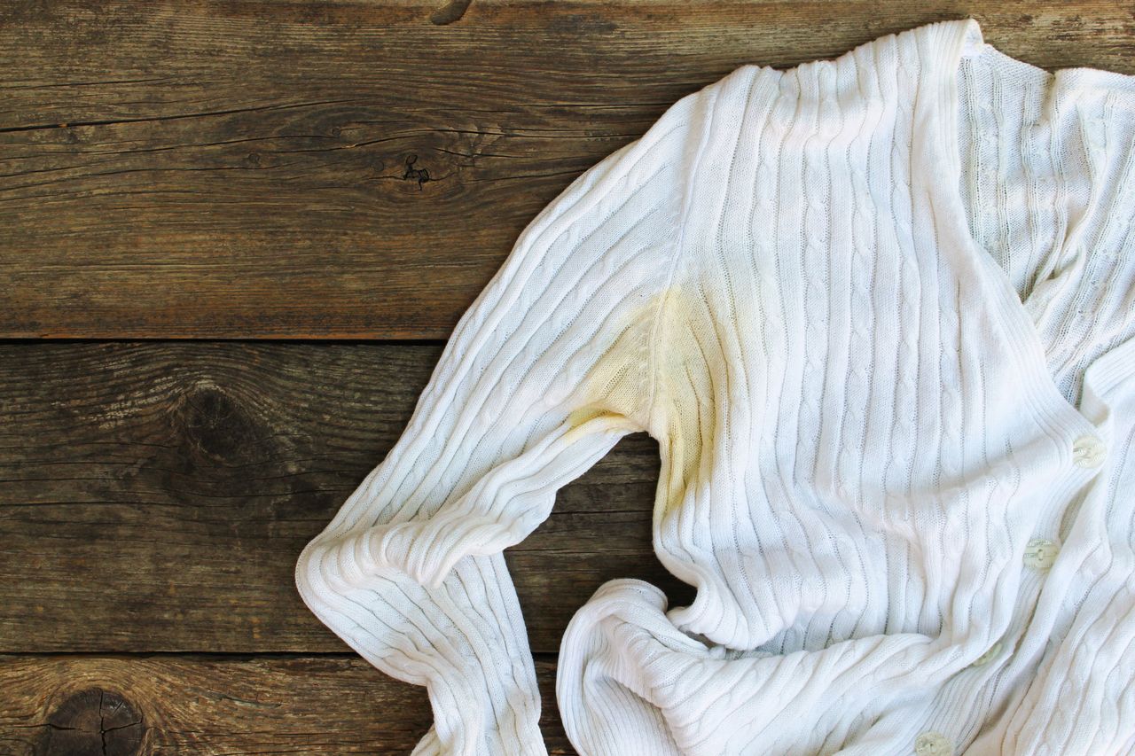 Say goodbye to stubborn sweat stains with these home tricks