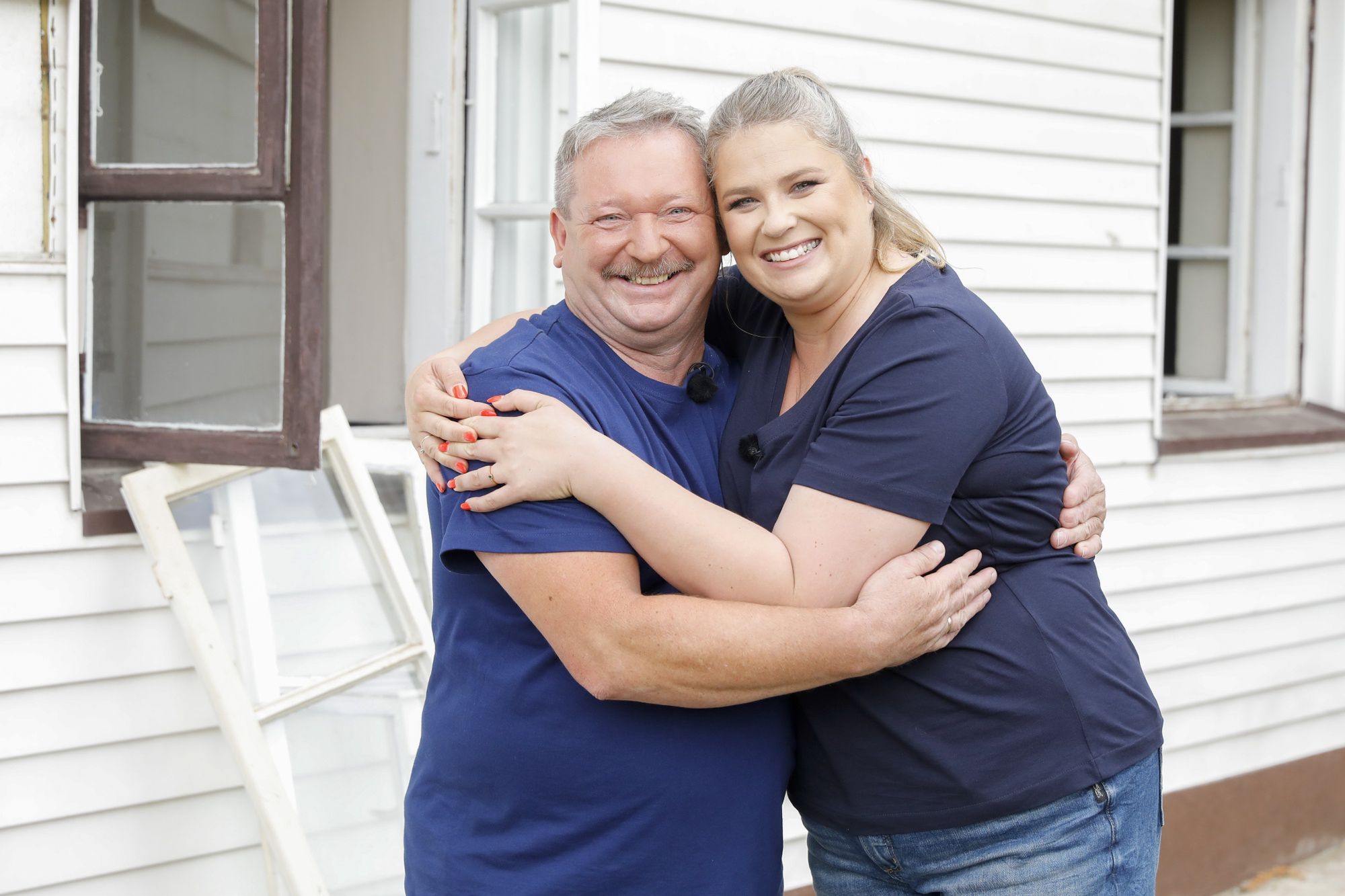 Elżbieta Romanowska na planie programu "Nasz nowy dom"