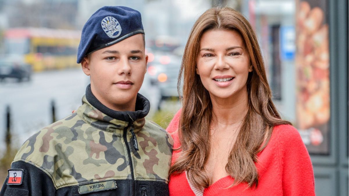 Edyta Górniak z synem Allnanem Krupą
