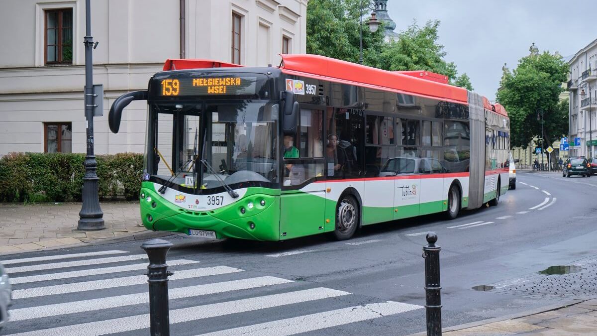 Trolejbus MPK Lublin na linii 159