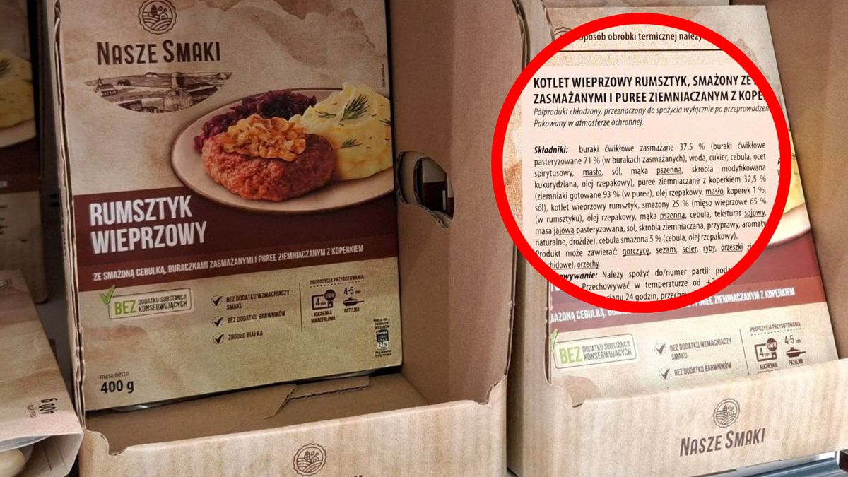 Rumsztyk z Biedronki: co kryje się w opakowaniu?
