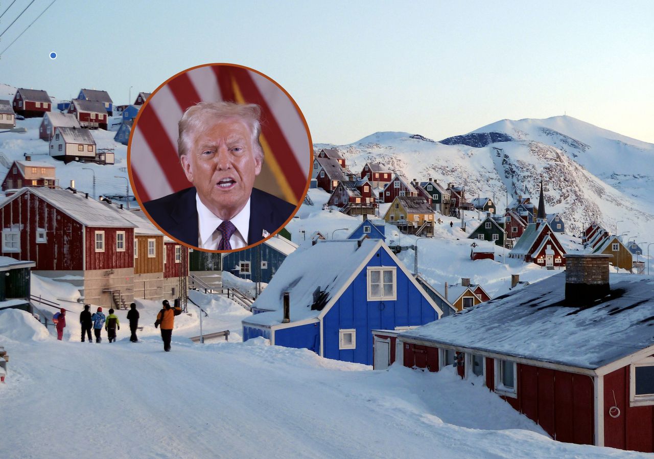 Greenland and Donald Trump's ideas. They might have been suggested by the Russians.