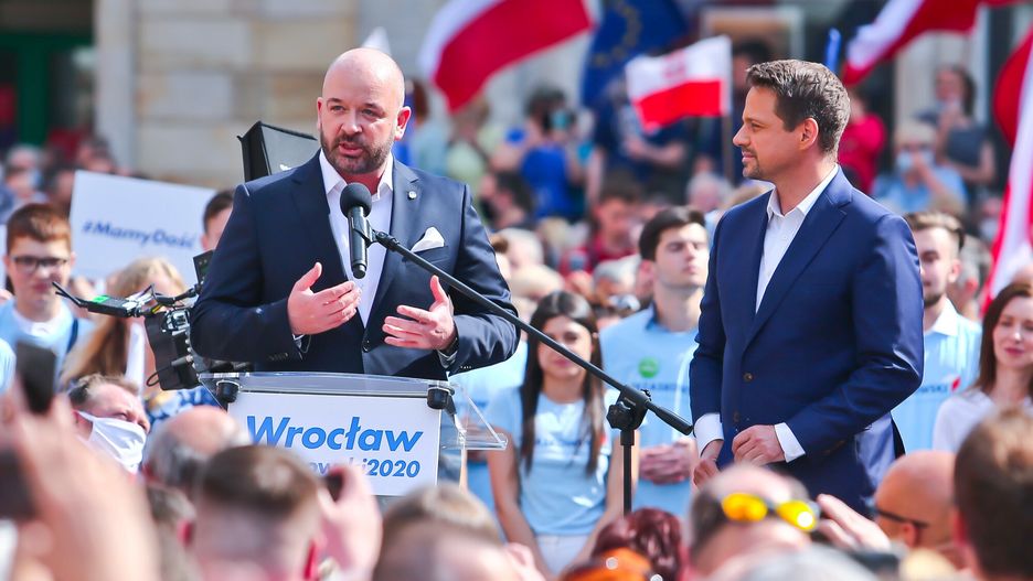Jacek Sutryk liczy na poparcie liderów KO