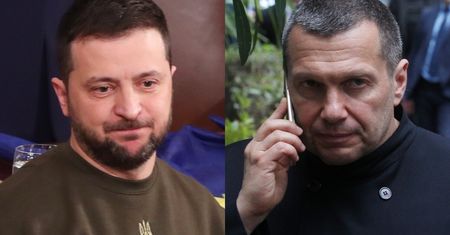 Władimir Sołowjow wściekł się na wizji. Nie mógł znieść widoku ukraińskiej flagi