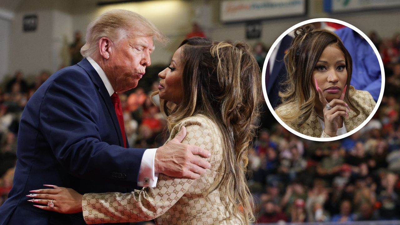 Trump zaprosił na scenę Nicki Minaj. "Tak bardzo go kocham"