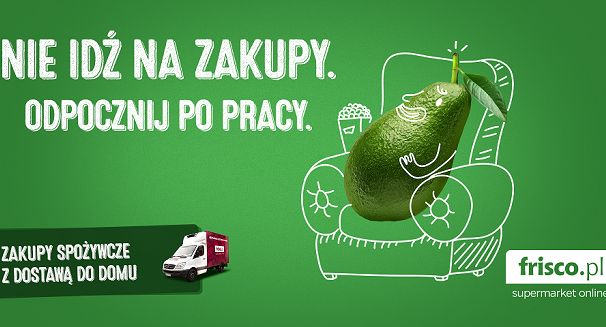 „Nie idź na zakupy” w kampanii reklamowej Frisco.pl