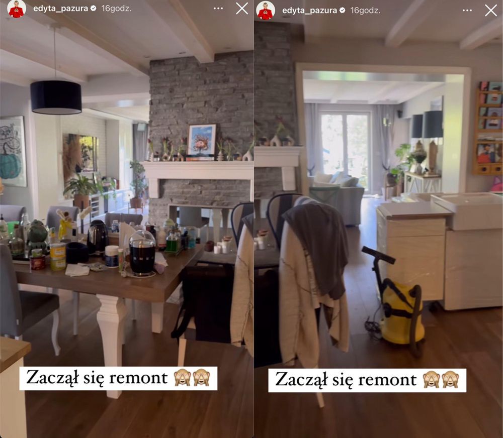 Edyta Pazura relacjonuje remont kuchni