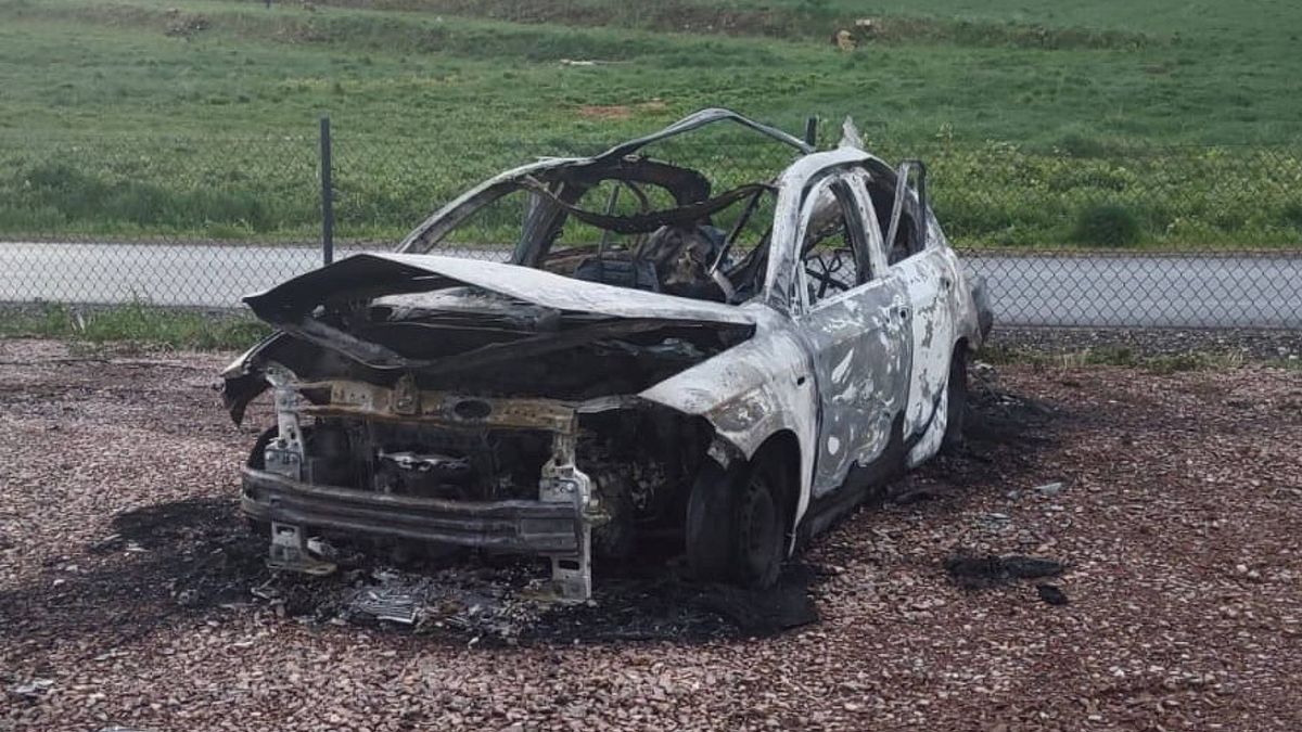 Wybuch zniszczył fiata