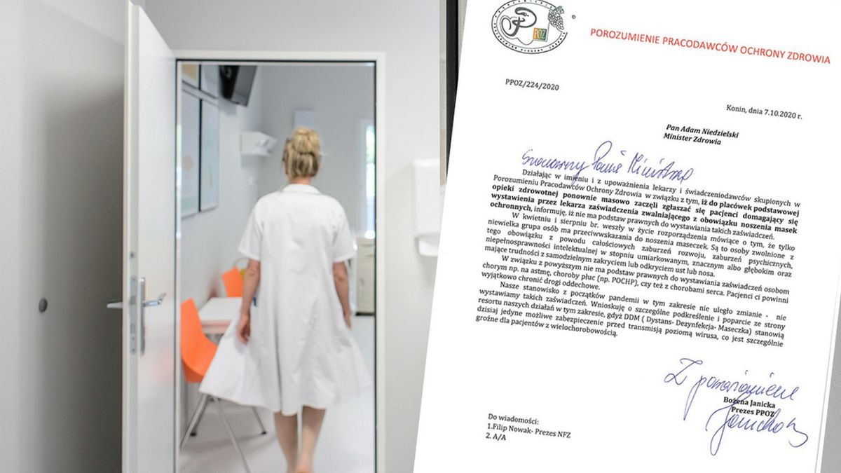Lekarze piszą do ministra zdrowia. 