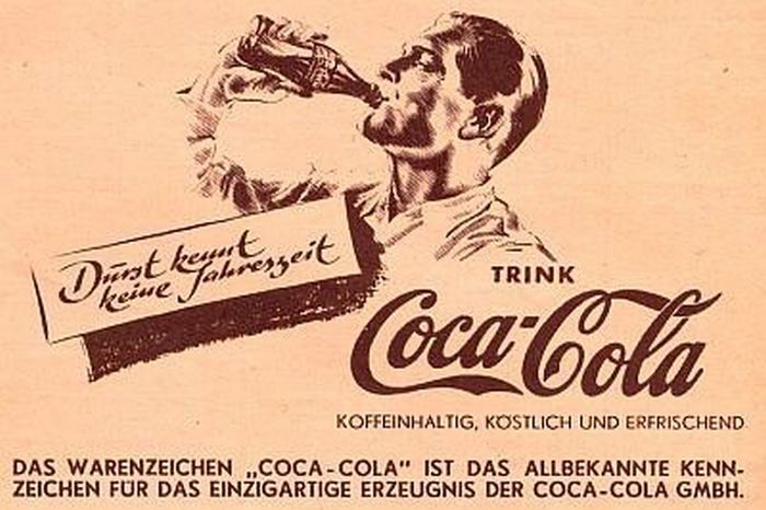 Jedna z niemieckich reklam Coca Coli