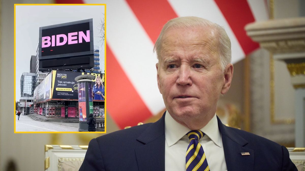 Apel do Bidena w centrum Warszawy