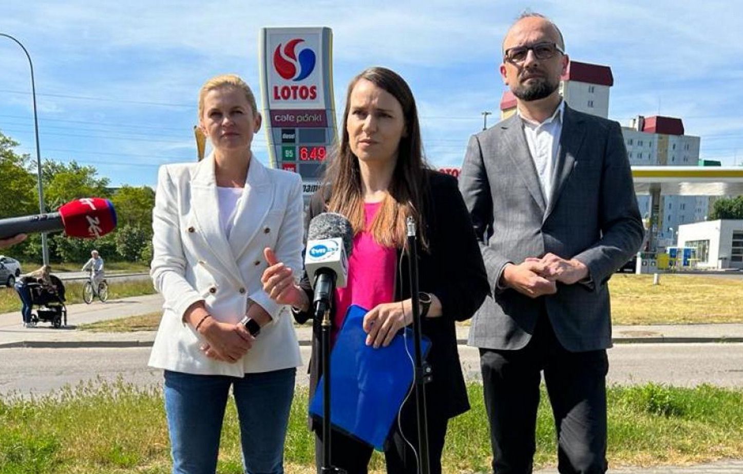 Podczas konferencji w Gdańsku Agnieszka Pomaska sprowadziła na ziemię wysłanniczkę TVP Info