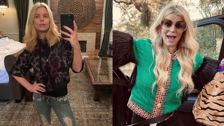 Jessica Simpson mieści się w dżinsy sprzed 15 lat