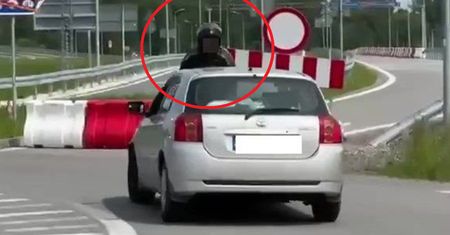 Jechał na masce auta. Tak próbował zatrzymać pijanego kierowcę