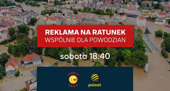 Pieniądze z reklam w Polsacie, TVP i TVN dla powodzian. Inne media też pomagają
