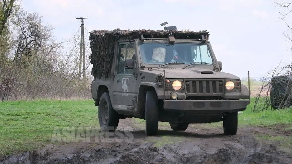 Pochodzący z Japonii Mitsubishi Type 73-II light w Ukrainie.