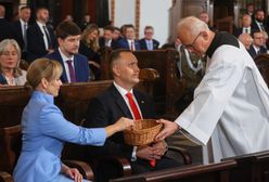 Hojny gest nowego prezydenta. Tyle Nawroccy dali na tacę