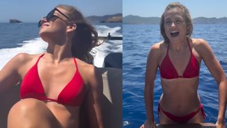 Agnieszka Kaczorowska dokazuje na Ibizie: "Takie tam na środku oceanu". Szalona?