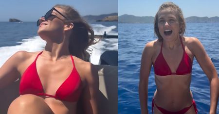 Agnieszka Kaczorowska dokazuje na Ibizie: "Takie tam na środku oceanu". Szalona?