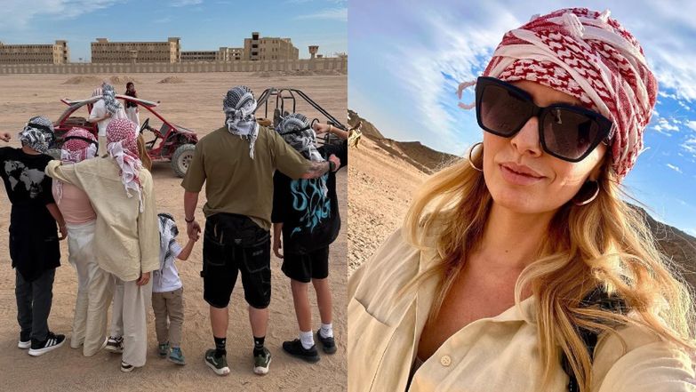 Rodzinne wakacje Agnieszki Hyży w Egipcie