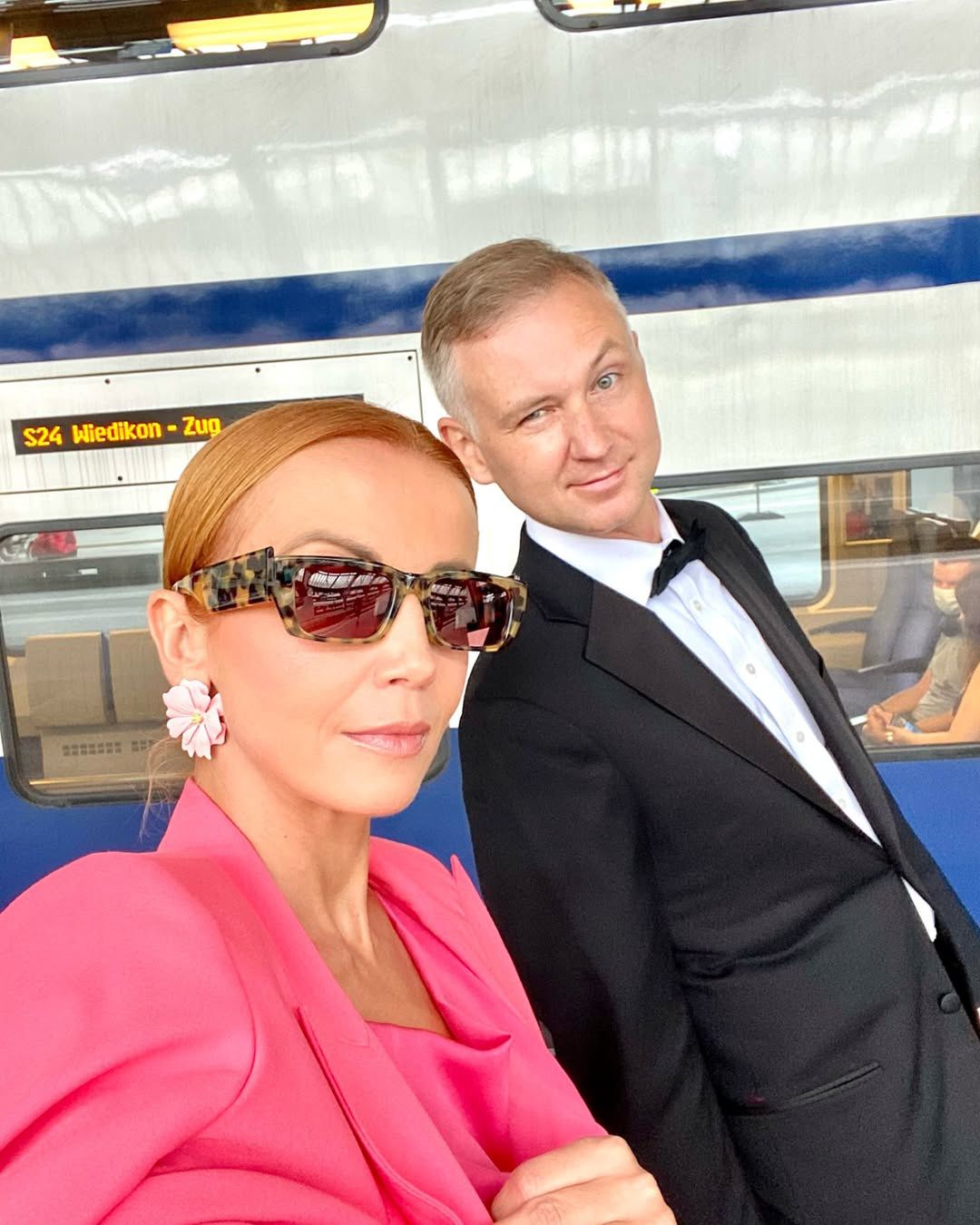 Katarzyna Zielińska z mężem