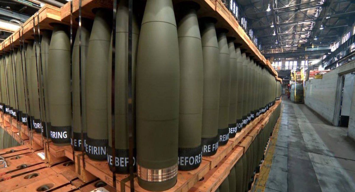 Produced 155 mm caliber artillery shells.