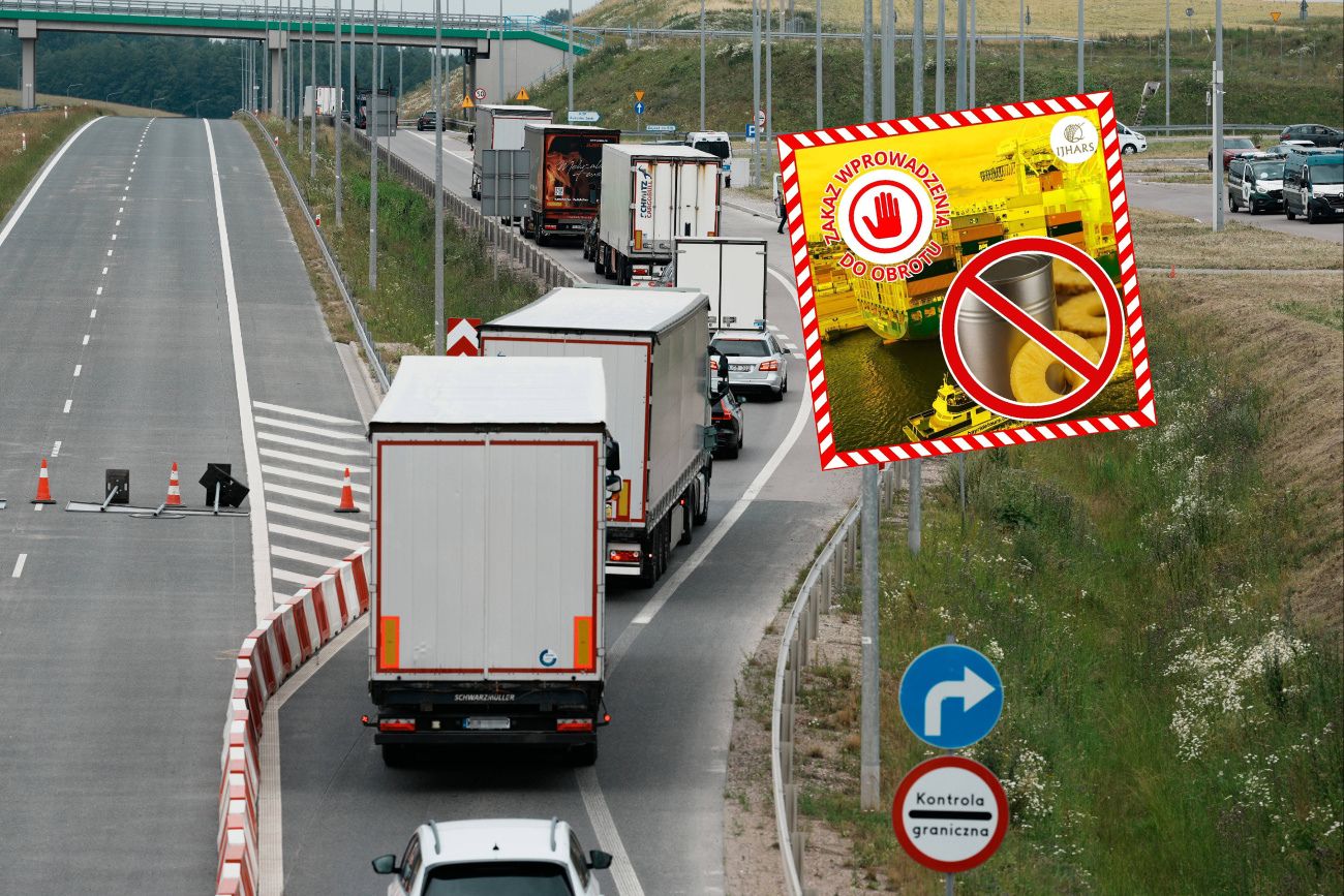 Tony owoców w puszkach zatrzymane na granicy. Wykryli poważny błąd