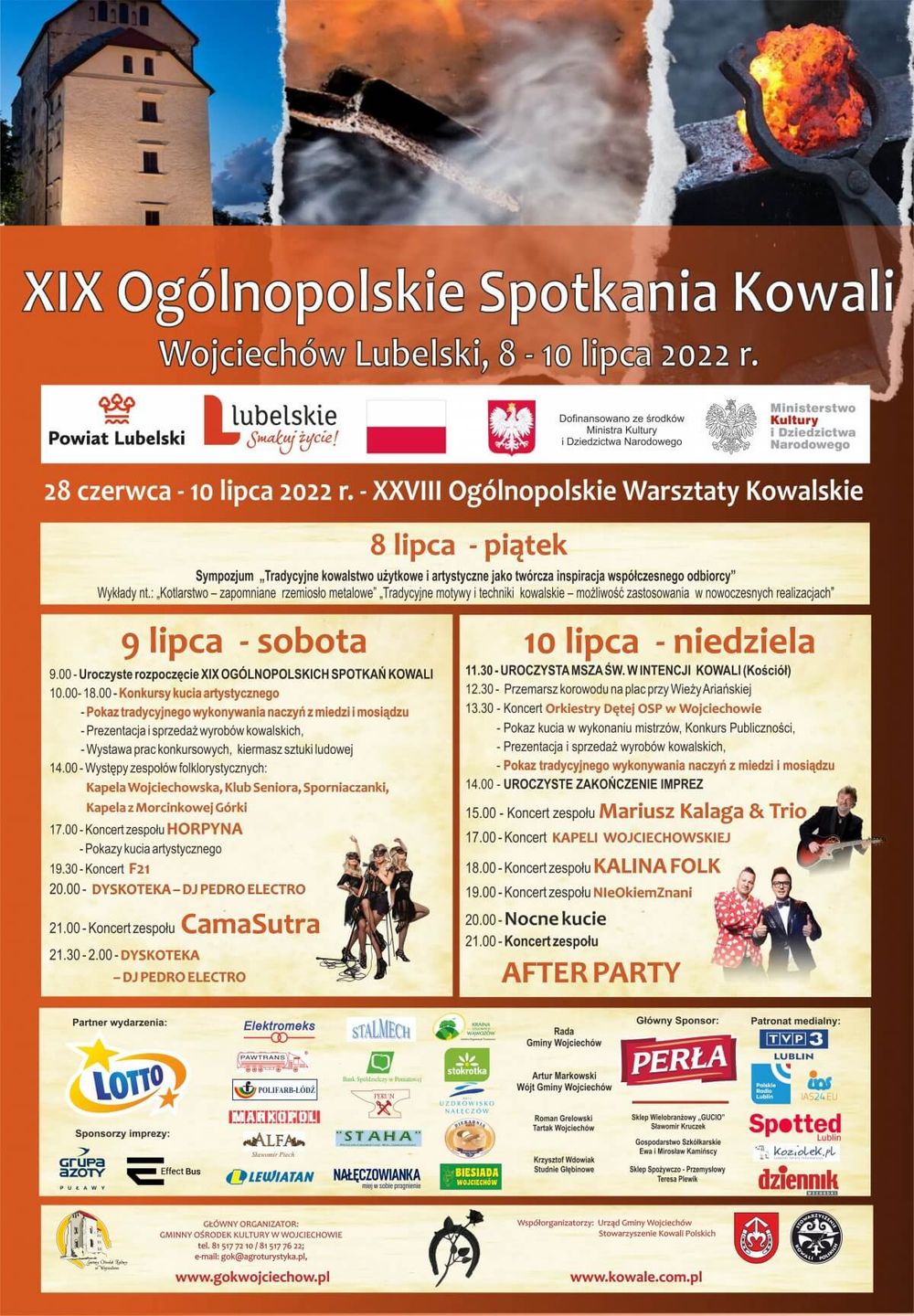 XIX Ogólnopolskie Spotkania Kowali 2022 Wojciechów